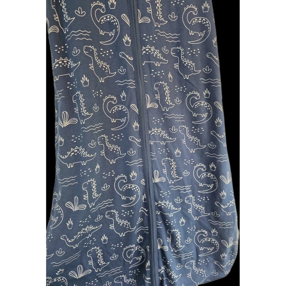 Baby Toddler Sleep Sack 0.5 TOG Blue Dinosaur Cotton 2-Way Zipper XL 2T New